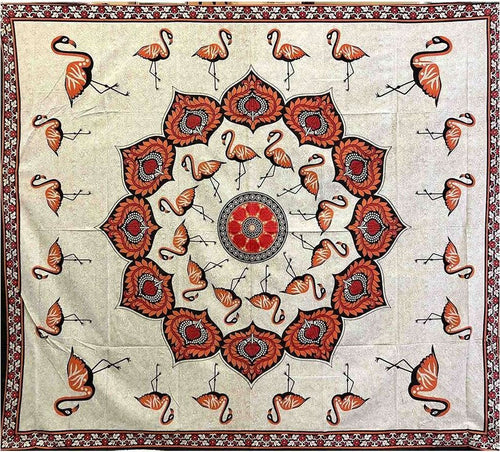 Copritutto Telo Arredo Cotone Misura 210x230 Fantasia Grande Fenicottero Casa e cucina/Decorazioni per interni/Arazzi e tappezzeria La Bottega del Risparmio - Bari, Commerciovirtuoso.it