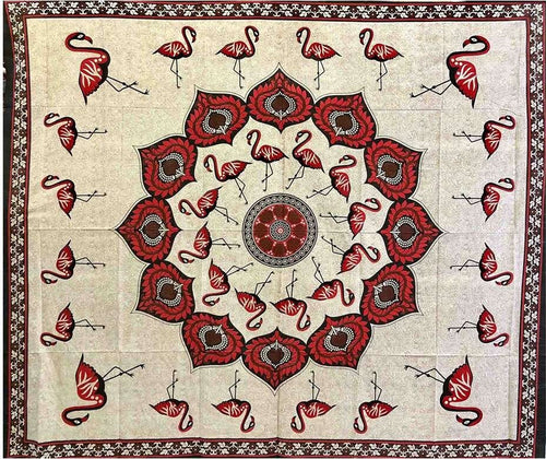 Copritutto Telo Arredo Cotone Misura 210x230 Fantasia Grande Fenicottero Casa e cucina/Decorazioni per interni/Arazzi e tappezzeria La Bottega del Risparmio - Bari, Commerciovirtuoso.it