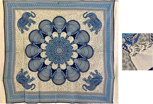 Copritutto Telo Arredo Cotone Misura 210x240 Fantasia Elefante E Cerchio Casa e cucina/Decorazioni per interni/Arazzi e tappezzeria La Bottega del Risparmio - Bari, Commerciovirtuoso.it