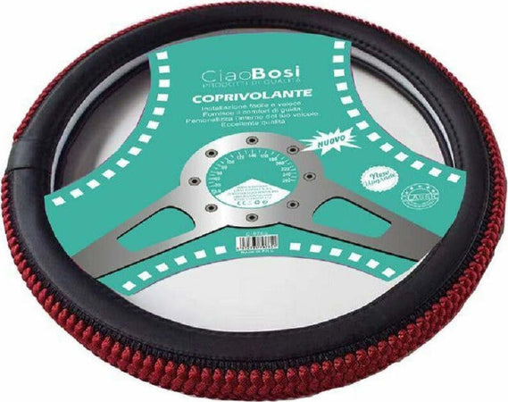 Coprivolante Copri Volante Auto Nero Rosso 37-39cm Con Presa Comfort Cx-9265 Auto e Moto/Parti per auto/Allestimenti interni/Volanti e mozzi per volante/Coprivolanti Trade Shop italia - Napoli, Commerciovirtuoso.it