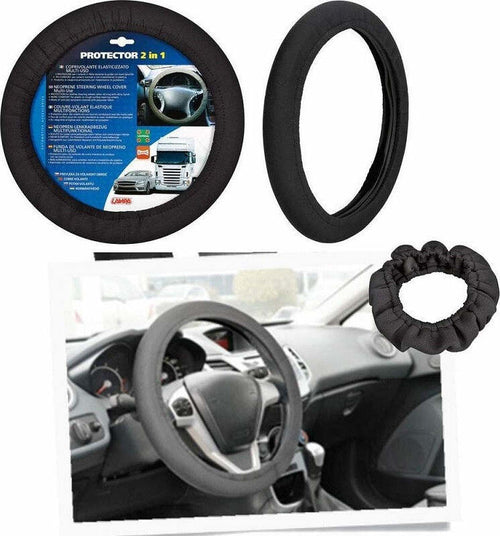 COPRIVOLANTE ELASTICIZZATO NERO NEOPRENE UNIVERSALE ANTISCIVOLO AUTO RESISTENTE Auto e Moto/Parti per auto/Allestimenti interni/Volanti e mozzi per volante/Coprivolanti Trade Shop italia - Napoli, Commerciovirtuoso.it