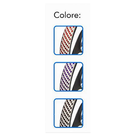 Coprivolante Universale Auto Fodera Copertura Sterzo 38 Cm Decoro Colorato Cv-25