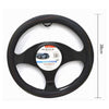 Coprivolante Universale Auto Fodera Sterzo 38cm Nero Con Cuciture Colorate Cv-21