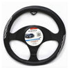 Coprivolante Universale Fodera Sterzo Per Auto 38 Cm Nero Con Dettagli Cv-23