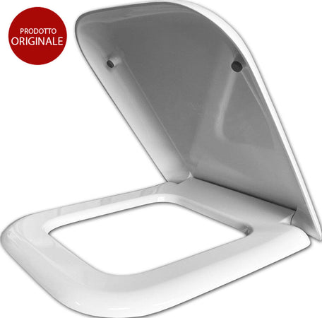 Copriwater-Ceramica-Cielo-modello-Shui-Originale-Bianco-chiusura-Soft-Close-Rallentata-Ammortizzata