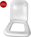 Copriwater-Ceramica-Cielo-modello-Shui-Originale-Bianco-chiusura-Soft-Close-Rallentata-Ammortizzata