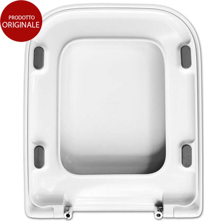 Copriwater-Ceramica-Cielo-modello-Shui-Originale-Bianco-chiusura-Soft-Close-Rallentata-Ammortizzata