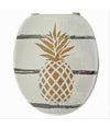 Copriwater Copri Water Sedile Wc Bagno Universale Cerniere Acciaio Ananas 59258
