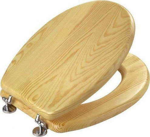 Copriwater-Copri-Water-Sedile-Wc-Bagno-Universale-Cerniere-Legno-Beige