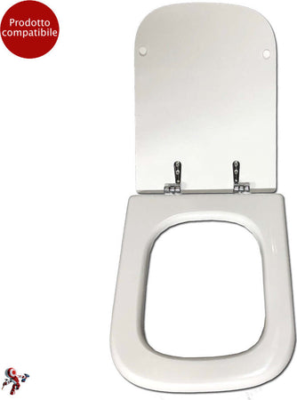 Copriwater-coprivaso-tavoletta-sedile-wc-per-Dolomite-vaso-Rio-bianco