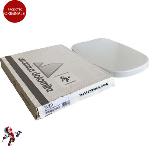 Copriwater-Dolomite-Fleo-ORIGINALE-in-termoindurente-cerniere-inox-codice-J105100-colore-bianco