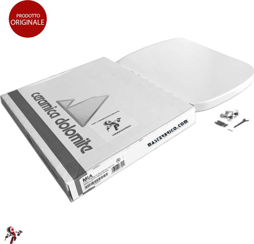 Copriwater-Dolomite-Mia-chiusura-normale-ORIGINALE-in-termoindurente-cerniere-inox-codice-J437900-colore-bianco