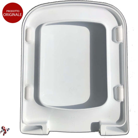 Copriwater-Dolomite-Mia-chiusura-normale-ORIGINALE-in-termoindurente-cerniere-inox-codice-J437900-colore-bianco