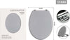 Copriwater Universale Con Cerniere Regolabili Mdf Stampato Grigio 46x36cm 55886 Casa e cucina/Bagno/Accessori per il bagno/Accessori per il WC/Copriwater e copri serbatoio per WC Trade Shop italia - Napoli, Commerciovirtuoso.it