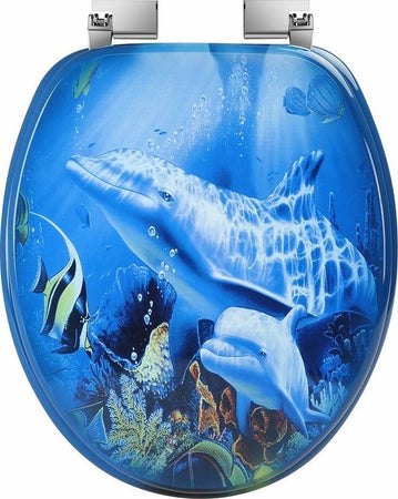 Copriwater Universale Con Stampa Delfini Oceano Copri Tavoletta Wc Bagno Legno Casa, arredamento e bricolage > Accessori Bagno > Copriwater Trade Shop italia - Napoli, Commerciovirtuoso.it