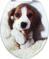 Copriwater Universale In Legno Mdf Resistente Con Stampa Cane Beagle Cerniere Wc Casa, arredamento e bricolage > Accessori Bagno > Copriwater Trade Shop italia - Napoli, Commerciovirtuoso.it