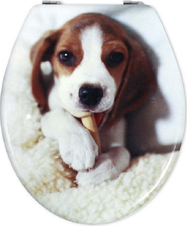 Copriwater Universale In Legno Mdf Resistente Con Stampa Cane Beagle Cerniere Wc Casa, arredamento e bricolage > Accessori Bagno > Copriwater Trade Shop italia - Napoli, Commerciovirtuoso.it