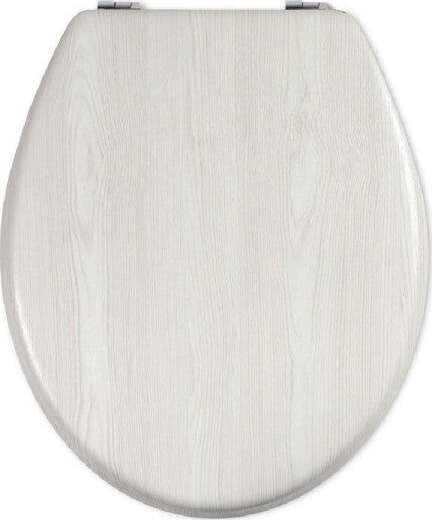 Copriwater-Universale-In-Legno-Mdf-Resistente-Con-Stampa-Legno-Beige-Cerniere-Wc