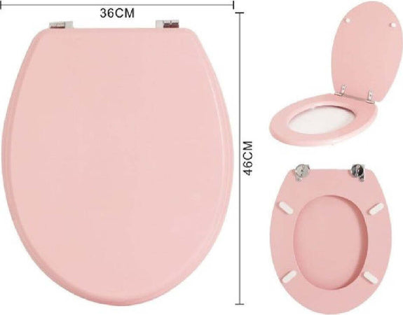Copriwater Universale In Mdf Stampato Rosa Con Cerniere Regolabili 46x36cm 55887 Casa e cucina/Bagno/Accessori per il bagno/Accessori per il WC/Copriwater e copri serbatoio per WC Trade Shop italia - Napoli, Commerciovirtuoso.it