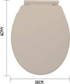 Copriwater-Universale-In-Plastica-Super-Resistente-44x36cm-Colore-Beige-Standard