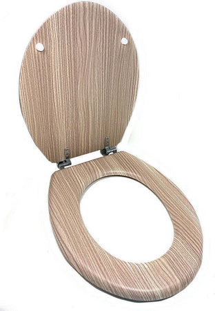 Copriwater Universale Serigrafato Tavoletta Wc Legno Rovere Mdf Cerniere 44x36cm Casa, arredamento e bricolage > Accessori Bagno > Copriwater Trade Shop italia - Napoli, Commerciovirtuoso.it