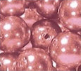 coral-Pink-Renaissance-perle-di-vetro-6-mm-100PK
