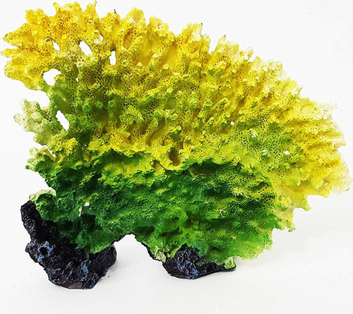 Corallo In Resina Giallo Verde 19x5x15cm Ornamento Per Acquario Decorazioni Pietra Prodotti per animali domestici/Pesci e animali d'acqua/Arredo per acquario/Piante sintetiche Trade Shop italia - Napoli, Commerciovirtuoso.it