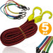 CORDA ELASTICA CON GANCI PER BICI, MOTO, AUTO 5 PEZZI DA 1,5 M X 2 CM Auto e Moto/Accessori per viaggio e trasporto/Cinghie di tensionamento Trade Shop italia - Napoli, Commerciovirtuoso.it