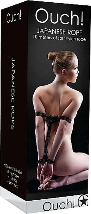 Corda Nera per Bondage Fetish Ouch! Corda Da Bondage Intrecciata Nera A 16 Capi In Nylon 10 metri Salute e cura della persona/Erotismo e contraccezione/Bondage/Corde Kondorama - Martinsicuro, Commerciovirtuoso.it