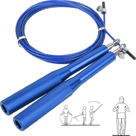 Corda Per Saltare 3 Mt Pvc Lega Di Allumino Antiscivolo Portatile Per Fitness Sport e Tempo Libero > Attrezzi e Abbigliamento Sportivo > Corde per Saltare Fitness Trade Shop italia - Napoli, Commerciovirtuoso.it