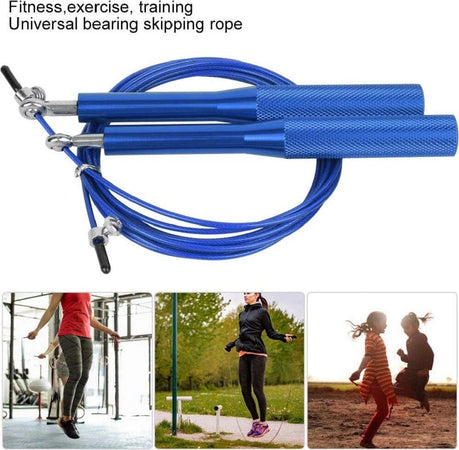 Corda Per Saltare 3 Mt Pvc Lega Di Allumino Antiscivolo Portatile Per Fitness Sport e Tempo Libero > Attrezzi e Abbigliamento Sportivo > Corde per Saltare Fitness Trade Shop italia - Napoli, Commerciovirtuoso.it