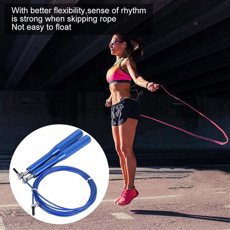 Corda Per Saltare 3 Mt Pvc Lega Di Allumino Antiscivolo Portatile Per Fitness Sport e Tempo Libero > Attrezzi e Abbigliamento Sportivo > Corde per Saltare Fitness Trade Shop italia - Napoli, Commerciovirtuoso.it