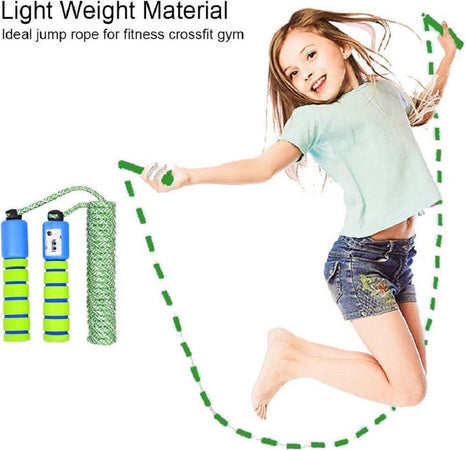 Corda Per Saltare Regolabile Manici Schiuma Contatore Per Bambini Fitness Boxe Sport e tempo libero/Fitness e palestra/Accessori/Corde per saltare Trade Shop italia - Napoli, Commerciovirtuoso.it