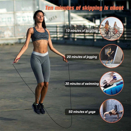 Corda Salto Professionale Pvc Regolabile Palestra Fitness Allenamento Mma Boxe Sport e Tempo Libero > Attrezzi e Abbigliamento Sportivo > Corde per Saltare Fitness Trade Shop italia - Napoli, Commerciovirtuoso.it