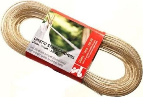 Corda Stendibiancheria 20mt 3mm Diametro Bucato Panni Acciaio Plastificato Cavo Casa, arredamento e bricolage > Bricolage e fai da te > Minuteria Trade Shop italia - Napoli, Commerciovirtuoso.it