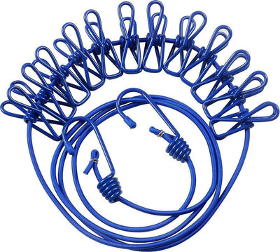 Corda Stendibiancheria Filo X Bucato Con 12 Mollette 180cm Uso Esterno Flessible Casa e cucina/Organizzazione interni/Organizzazione lavanderia/Fili stendibiancheria Trade Shop italia - Napoli, Commerciovirtuoso.it