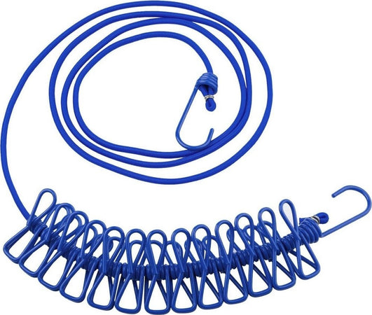 Corda Stendibiancheria Filo X Bucato Con 12 Mollette 180cm Uso Esterno Flessible Casa e cucina/Organizzazione interni/Organizzazione lavanderia/Fili stendibiancheria Trade Shop italia - Napoli, Commerciovirtuoso.it