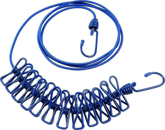 Corda Stendibiancheria Filo X Bucato Con 12 Mollette 180cm Uso Esterno Flessible Casa e cucina/Organizzazione interni/Organizzazione lavanderia/Fili stendibiancheria Trade Shop italia - Napoli, Commerciovirtuoso.it