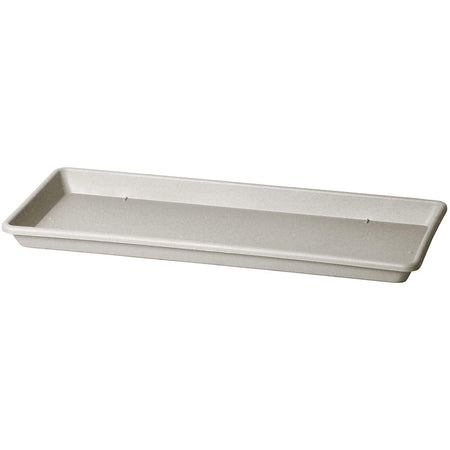 Sottovaso rettangolare "Sottocassetta Basic" per fiori e piante da esterno.