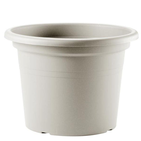 Vaso tondo in plastica "Cilindro Basic" colorato per giardino piante e fiori
