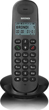 Cordless Telefono Brondi Lotus Nero Elettronica/Telefonia fissa e accessori/Telefoni analogici Grow Up - Casoria, Commerciovirtuoso.it