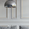 Cornice Bugna Preassemblata per Boiserie in polimeri linea GOLD (doppio filo oro) bianco Avorio 9010 varie dimensioni - Eternal Parquet