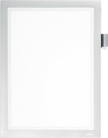 Cornice adesiva Duraframe Note A4 - pannello magnetico - 21 x 29.7 cm - argento - Durable Fai da te/Sicurezza e protezione/Attrezzature per sicurezza sul lavoro/Segnaletica antinfortunistica Eurocartuccia - Pavullo, Commerciovirtuoso.it