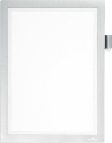 Cornice adesiva Duraframe Note A4 - pannello magnetico - 21 x 29.7 cm - argento - Durable Fai da te/Sicurezza e protezione/Attrezzature per sicurezza sul lavoro/Segnaletica antinfortunistica Eurocartuccia - Pavullo, Commerciovirtuoso.it