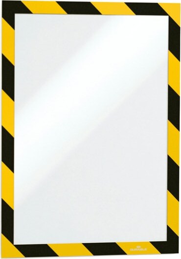 Cornice adesiva Duraframe Security A4 - pannello magnetico - 21 x 29 7 cm - giallo-nero - Durable [multipack] 2 pezzi Fai da te/Sicurezza e protezione/Attrezzature per sicurezza sul lavoro/Segnaletica antinfortunistica Eurocartuccia - Pavullo, Commerciovirtuoso.it