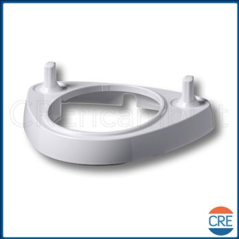 Cornice-Bianca-Supporto-Testine,-2-Postazioni,-per-3709,-3754,-3767,-3773,-4729