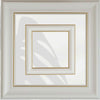 Cornice-Bugna-Preassemblata-per-Boiserie-in-polimeri-linea-GOLD-(filo-oro)-bianco-Avorio-9010-varie-dimensioni
