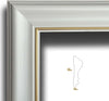 Cornice-Bugna-Preassemblata-per-Boiserie-in-polimeri-linea-GOLD-(filo-oro)-bianco-Avorio-9010-varie-dimensioni