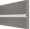 Cornice decorativa battiscopa in duropolimero 2000x25x13mm Fai da te/Prodotti per la costruzione/Materiali da costruzione/Pavimenti/Materiali per pavimenti/Battiscopa Led Mall Home - Napoli, Commerciovirtuoso.it