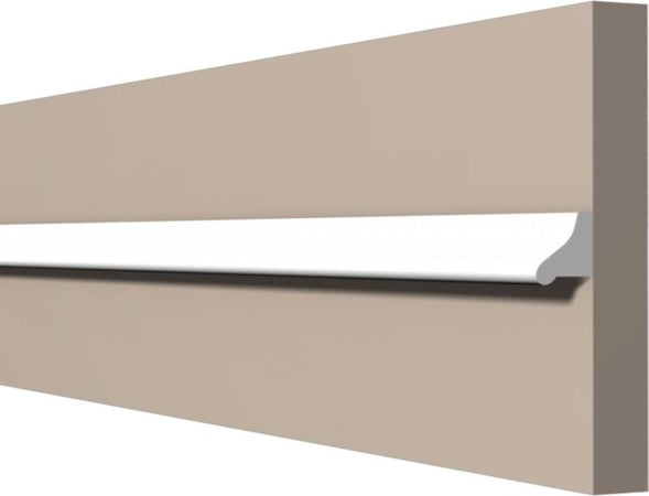 Cornice decorativa per pareti in duropolimero 2000x26x19mm Fai da te/Prodotti per la costruzione/Materiali da costruzione/Pavimenti/Materiali per pavimenti/Battiscopa Led Mall Home - Napoli, Commerciovirtuoso.it